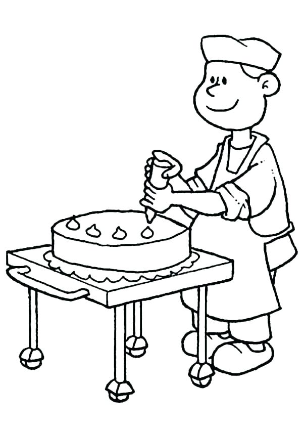 600x850 Bakery Coloring Pages