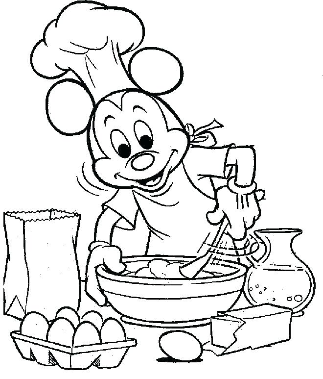 660x773 Bakery Coloring Pages