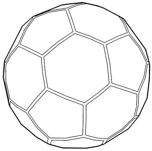503x500 Soccer Ball Coloring Page Soccer Ball Coloring Sheet Soccer Ball