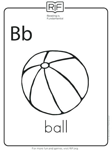 360x480 B Is For Ball Coloring Page Sesame Street Printable Coloring Pages