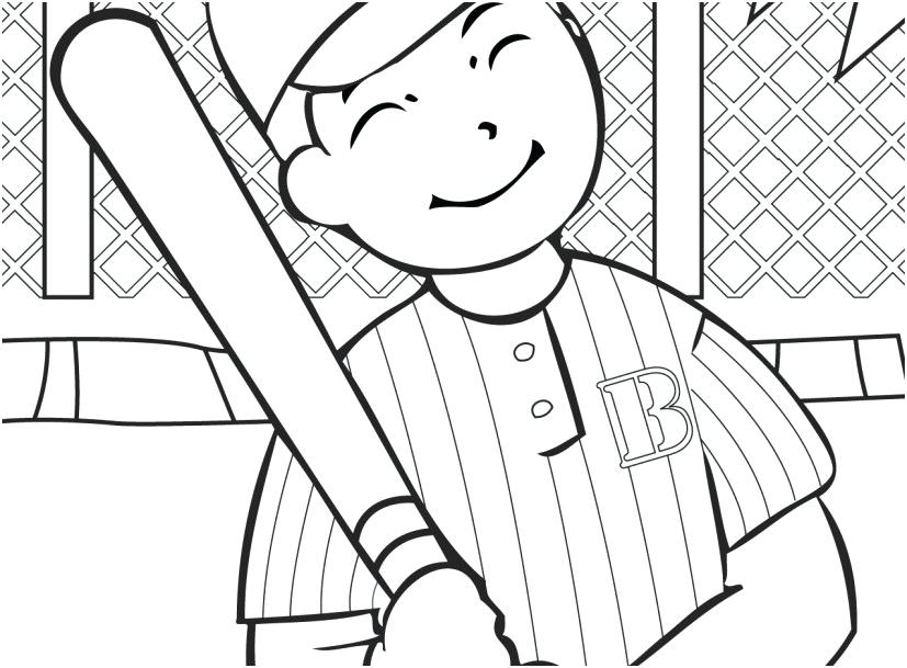 827x609 Baseball Glove Coloring Page Printable Baseball Coloring Pages