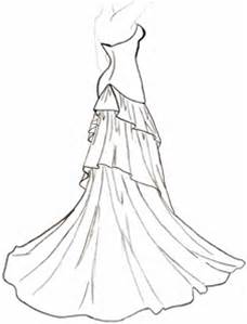228x299 Ball Gown Coloring Pages
