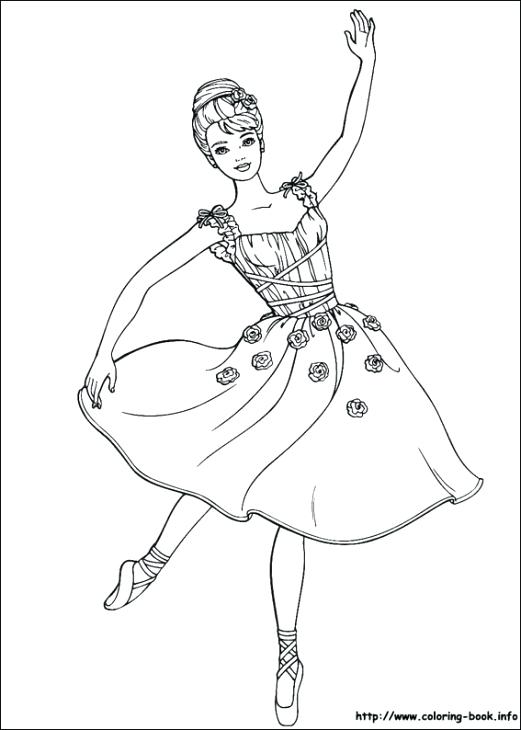 Barbie Ballerina Coloring Pages Barbie Becoming Beautiful 521x730 Barbie Ballerina Coloring Pages Barbie Becoming Beautiful