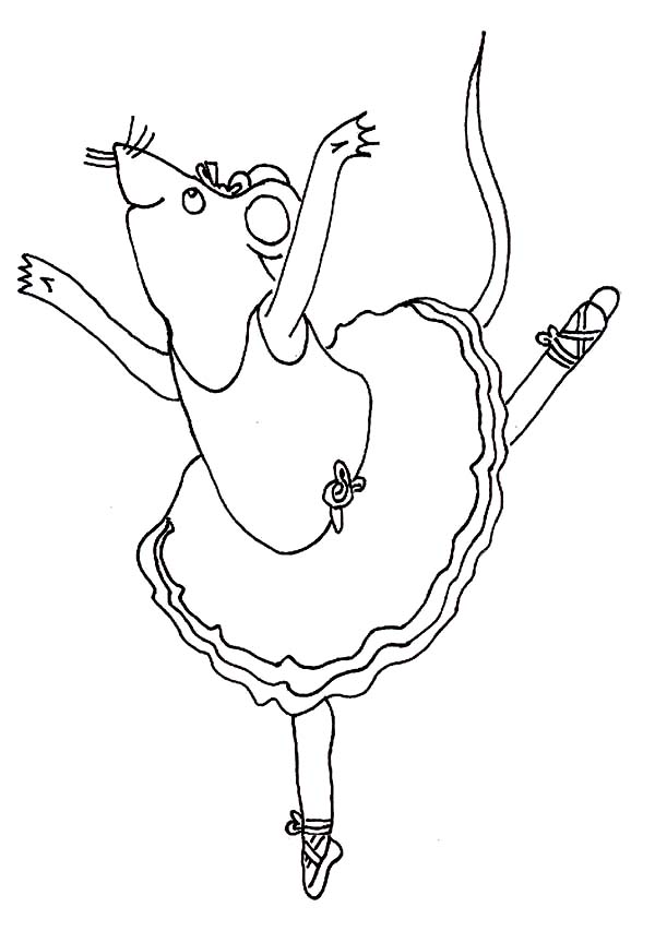 How To Draw Angelina Ballerina Coloring Pages Batch Coloring 600x853 How To Draw Angelina Ballerina Coloring Pages Batch Coloring