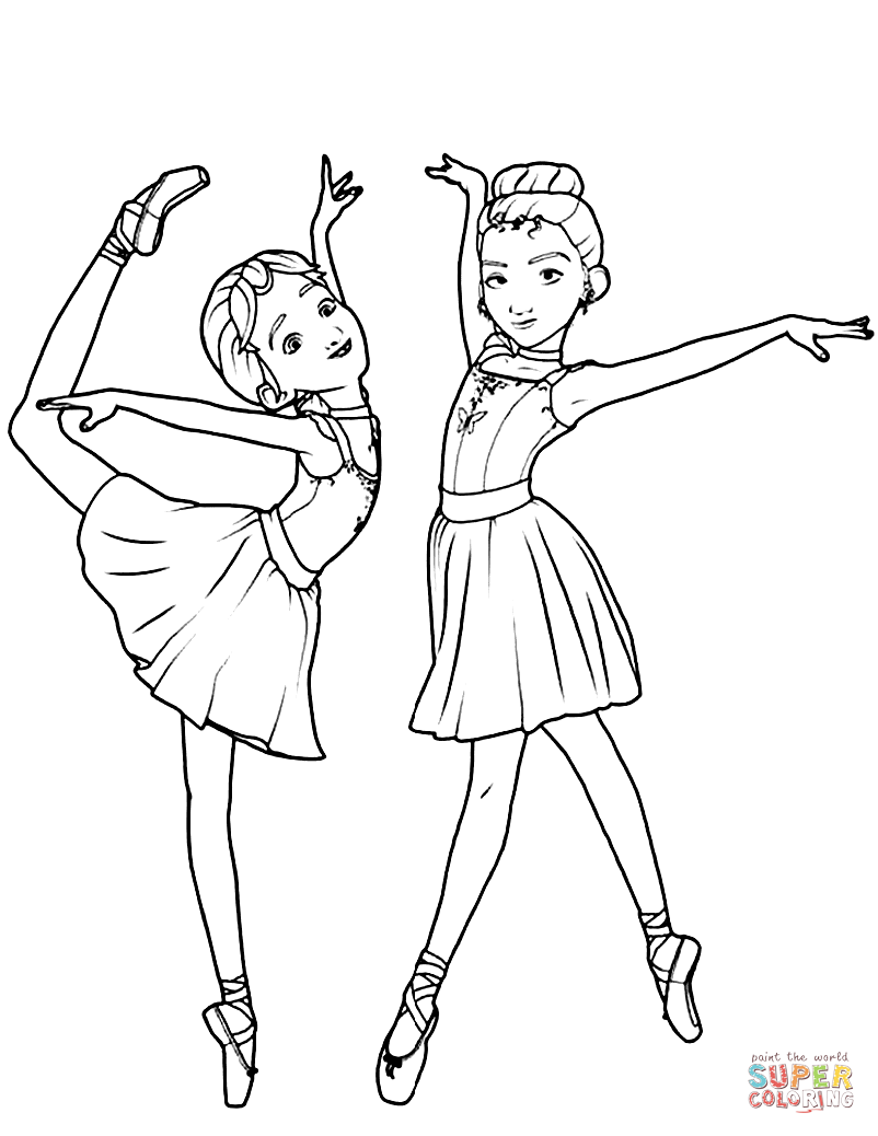 Ballerina Coloring Pages Leap Free 802x1038 Ballerina Coloring Pages Leap Free