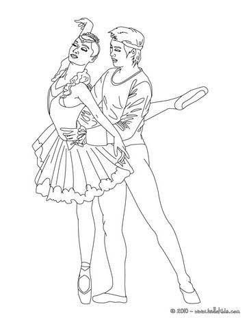 Beautiful Ballerina Coloring Pages 364x470 Beautiful Ballerina Coloring Pages