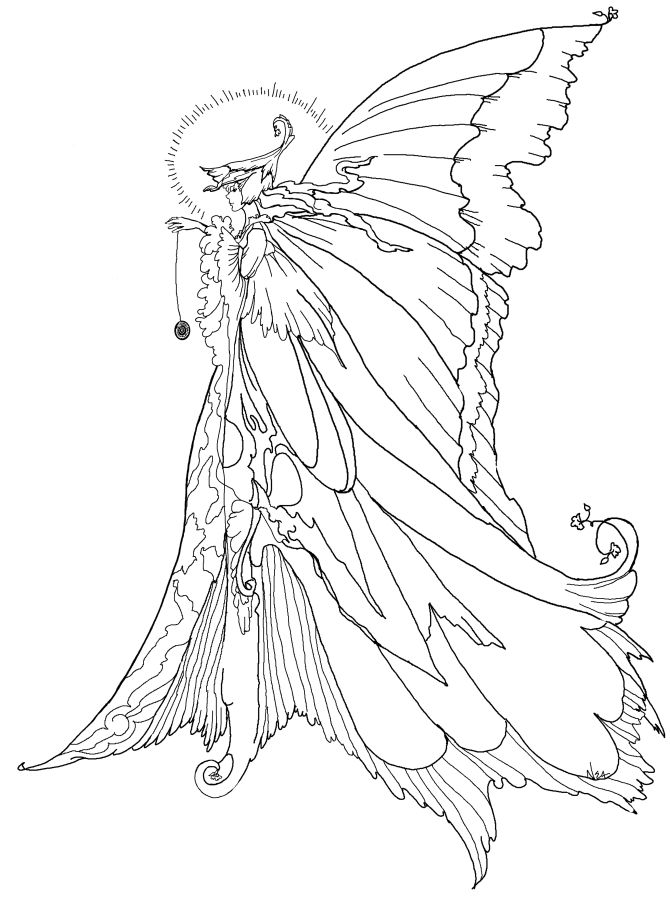 670x900 Free Printable Fairy Coloring Pages