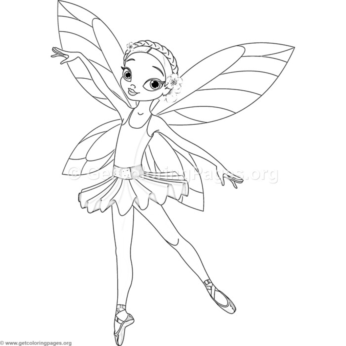 700x700 Ballerina Fairy Coloring Pages