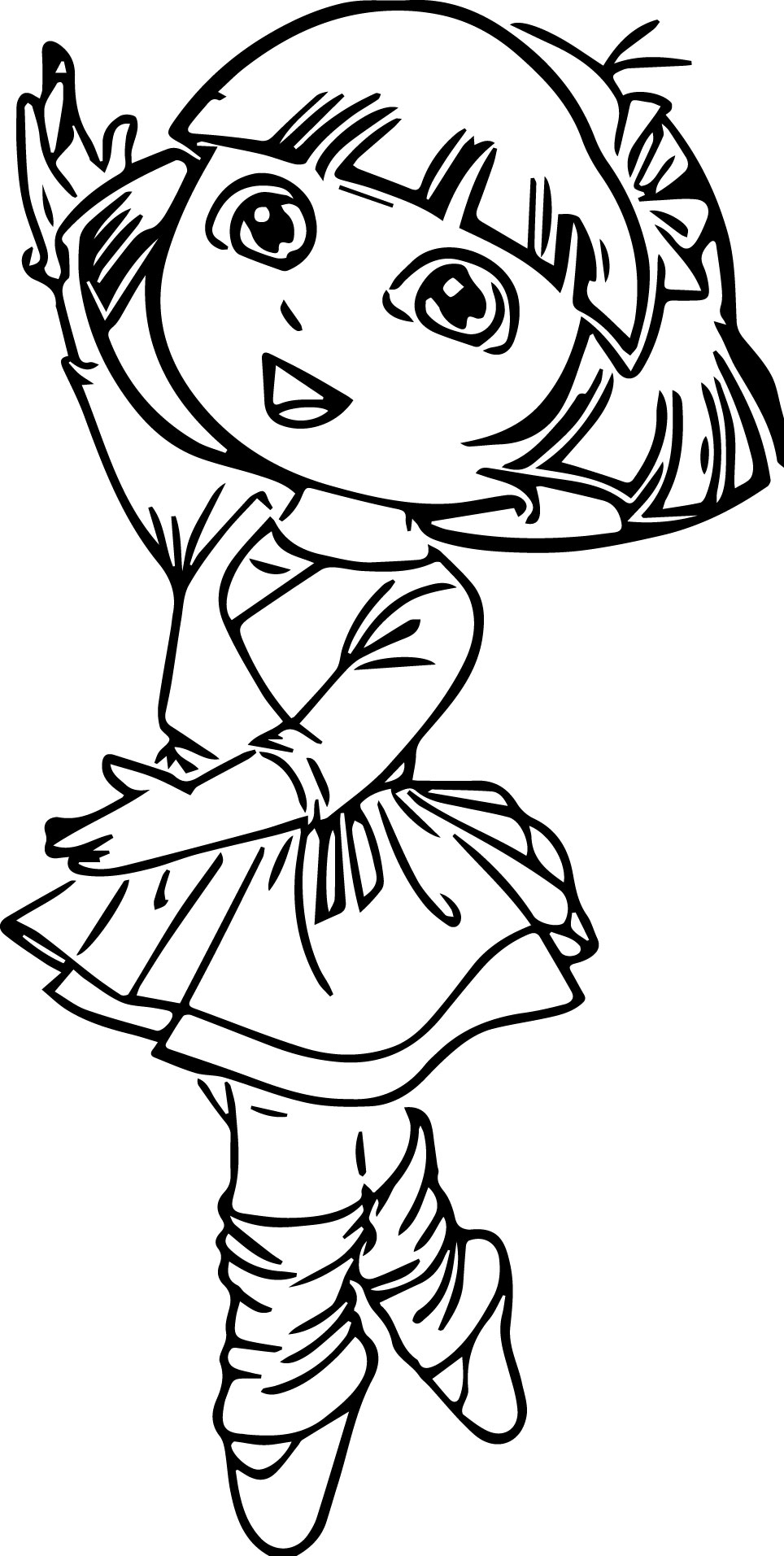 Ballerina Coloring Page 964x1913 Ballerina Coloring Page