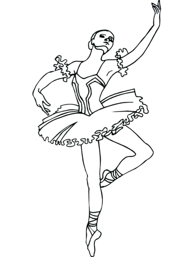Ballet Dancer Coloring Pages at GetColorings.com | Free printable ...