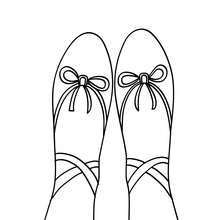 Toe Ballet Shoe Coloring Pages 220x220 Toe Ballet Shoe Coloring Pages