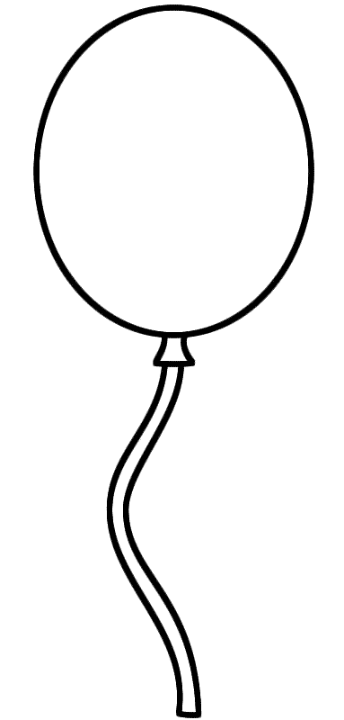 Balloons Coloring Pages 383x800 Balloons Coloring Pages