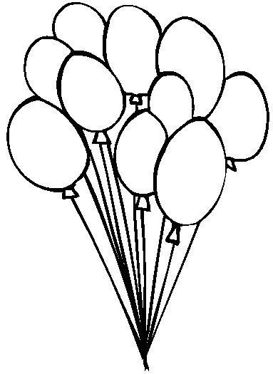 Birthday Balloon Coloring Pages 10 383x525 Birthday Balloon Coloring Pages 10