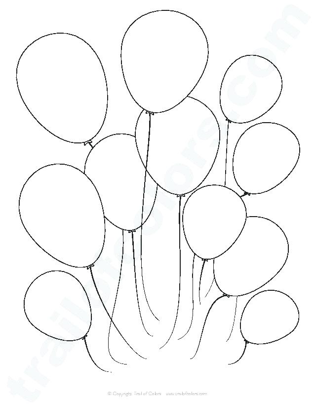 Coloring Pages Of Balloons A Bunch Of Balloons Coloring Page 638x825 Coloring Pages Of Balloons A Bunch Of Balloons Coloring Page