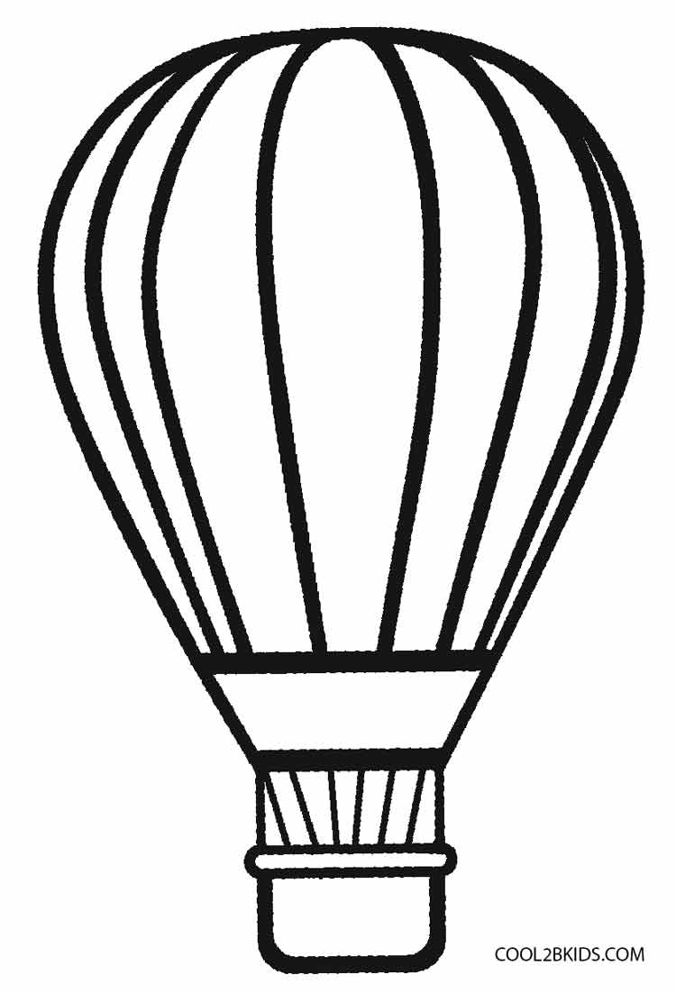 Skillful Hot Air Balloon Coloring Pages A Printable For Kids 750x1102 Skillful Hot Air Balloon Coloring Pages A Printable For Kids