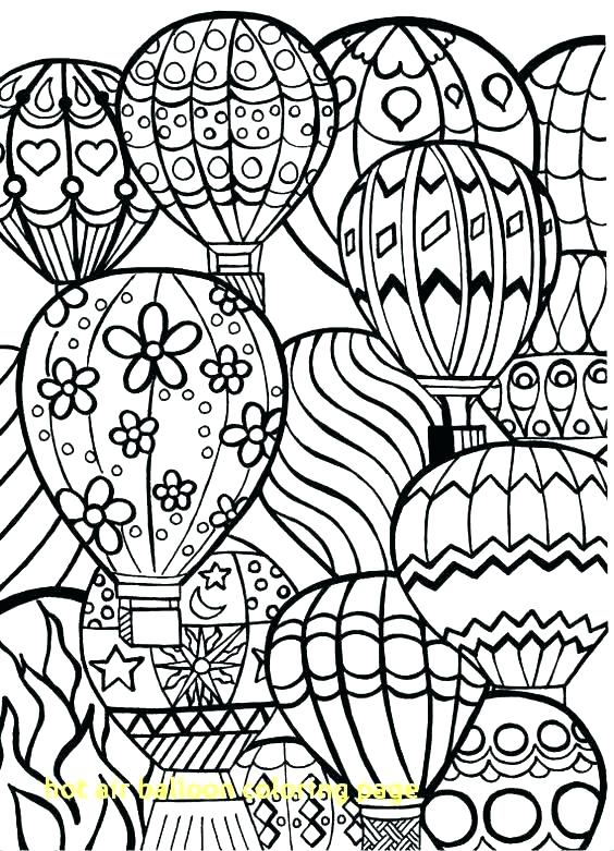 Balloon Coloring Pages Printable S S Hot Air Balloon Coloring 564x781 Balloon Coloring Pages Printable S S Hot Air Balloon Coloring