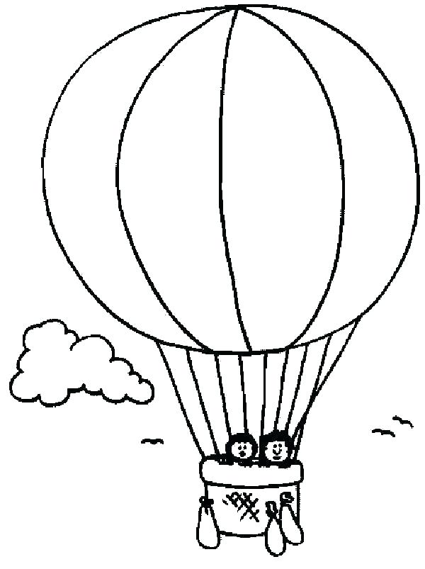 Hot Air Balloon Coloring Page As Well As Printable Pictures 600x803 Hot Air Balloon Coloring Page As Well As Printable Pictures