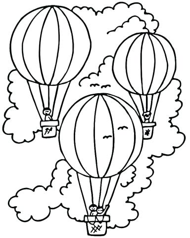 Balloons Coloring Pages To Print Professional 384x480 Balloons Coloring Pages To Print Professional