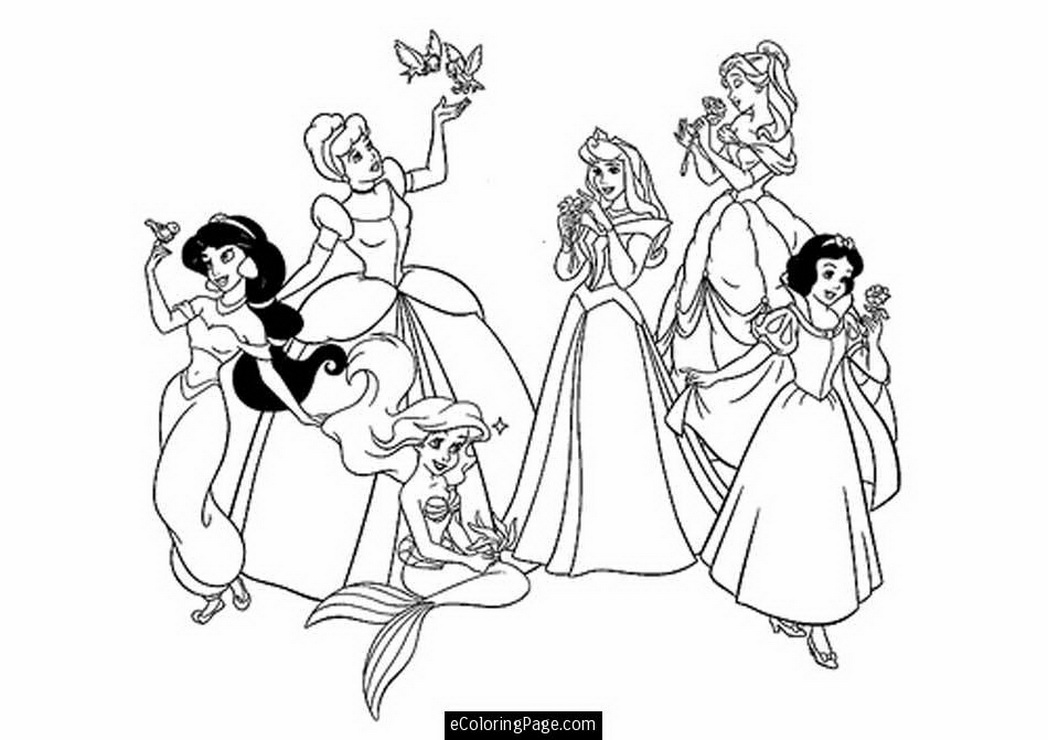 1048x740 All Disney Characters Coloring Pages Funylool 416882 Coloring