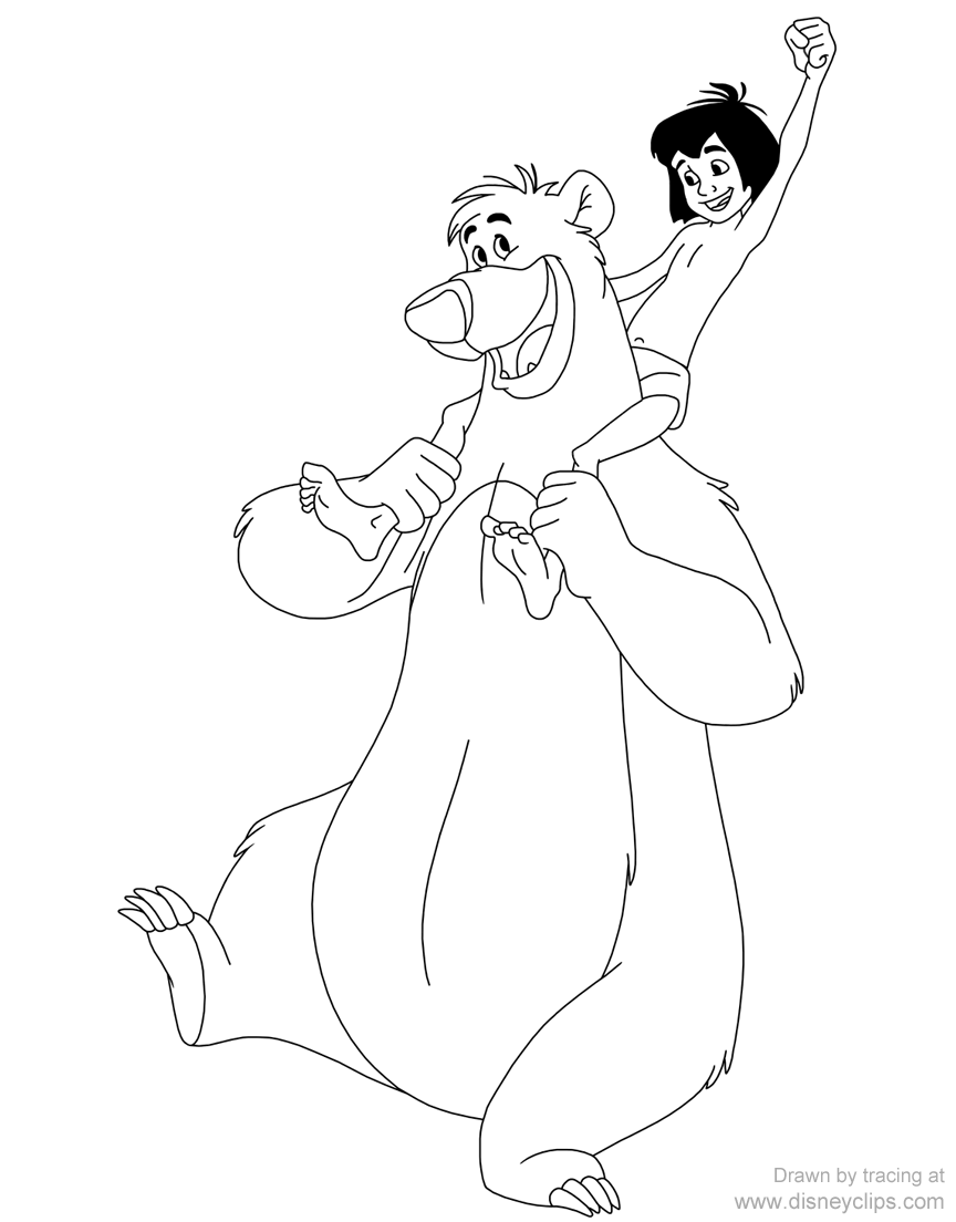 Baloo And Mowgli 864x1104 Baloo And Mowgli