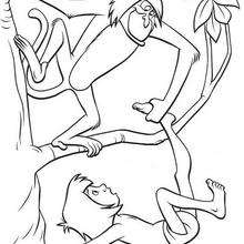 Baloo And King Louie Coloring Pages 220x220 Baloo And King Louie Coloring Pages