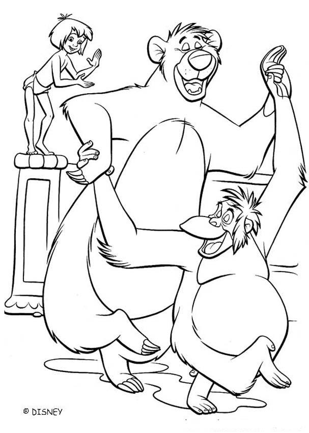 Discover This Amazing Coloring Page Of The Jungle Book Movie 607x850 Discover This Amazing Coloring Page Of The Jungle Book Movie