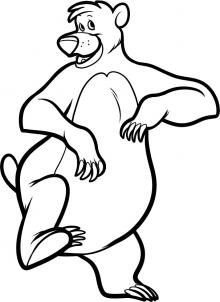 How To Draw How To Draw Baloo 220x302 How To Draw How To Draw Baloo