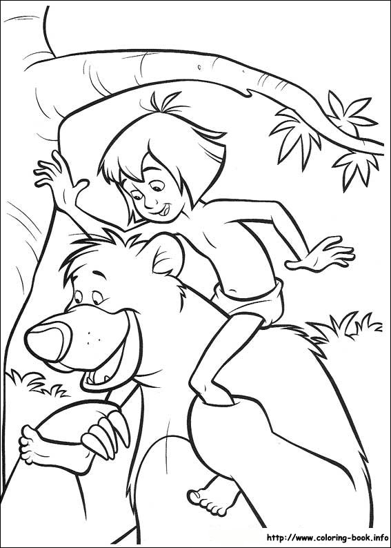 Jungle Book Coloring Pages 567x794 Jungle Book Coloring Pages