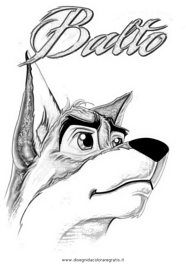 605x860 Balto Coloring Pages Printable