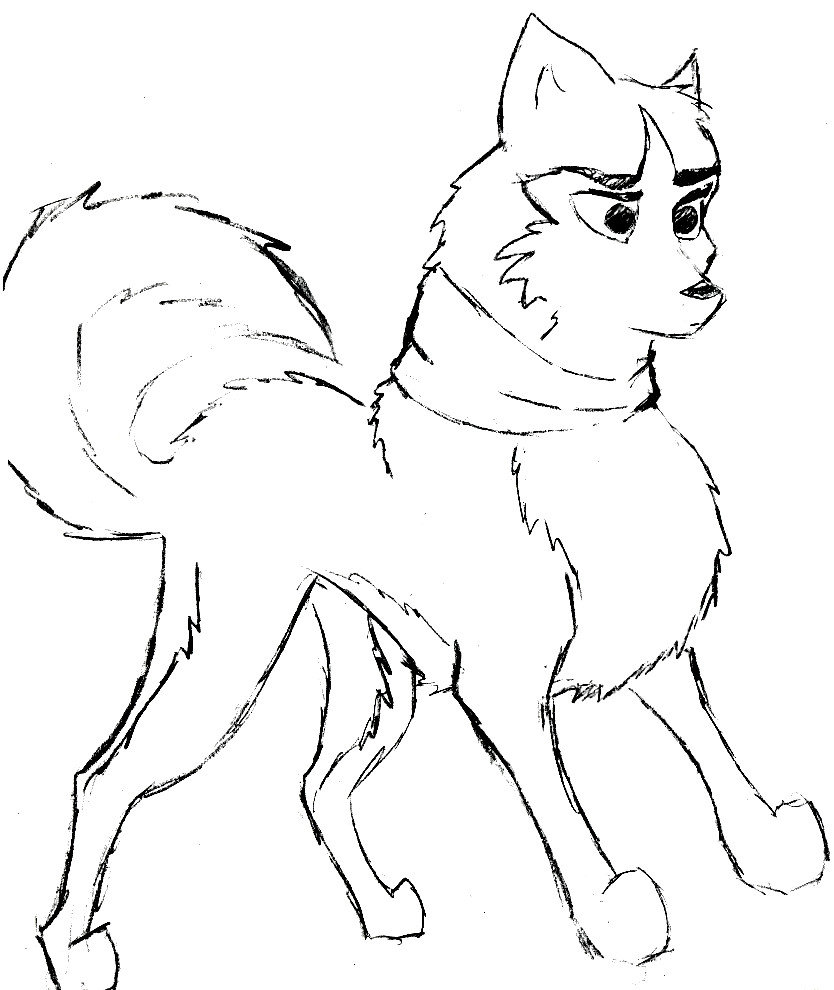 834x990 Awesome Balto And Jenna Coloring Pages Ornament