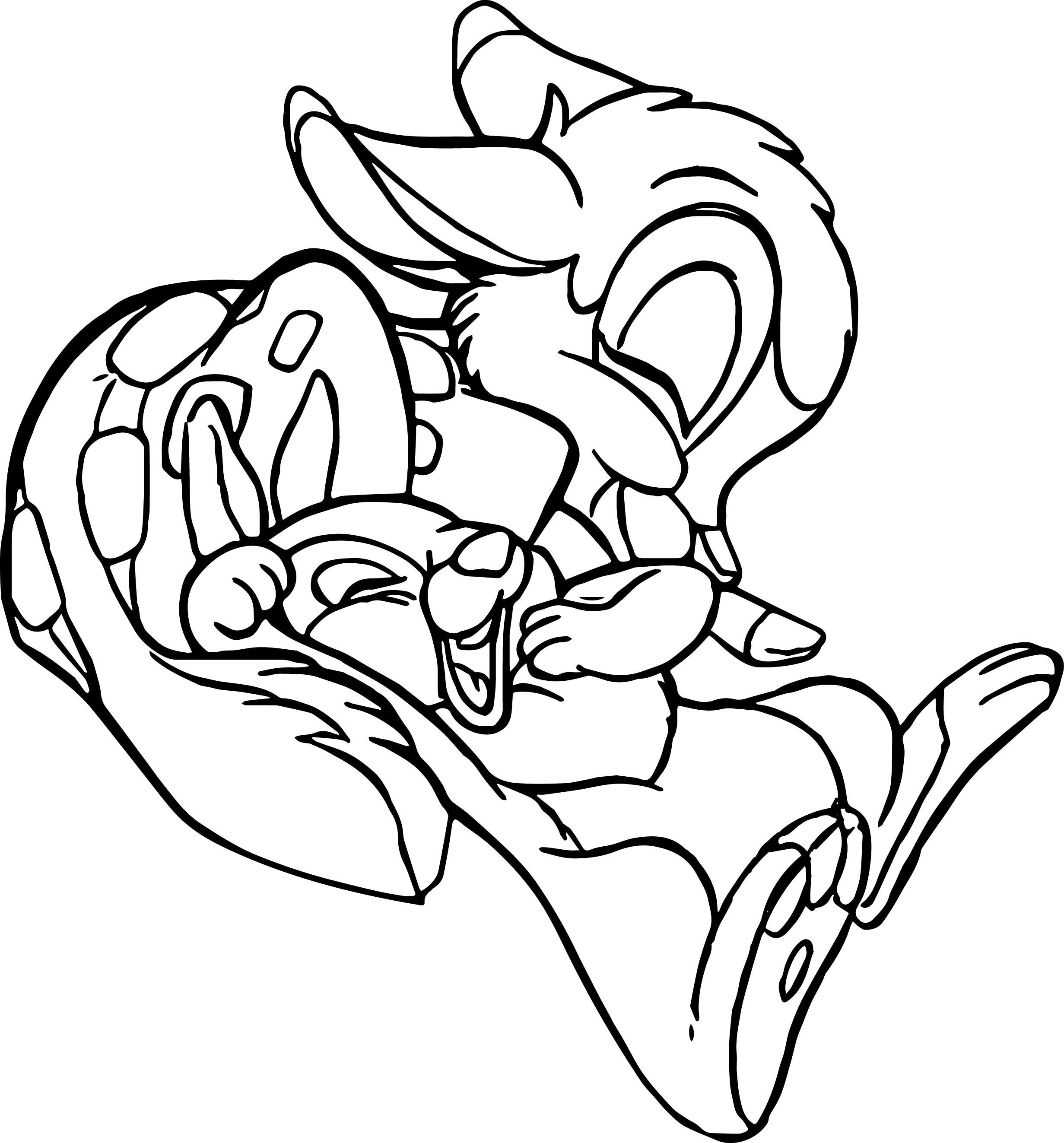 Bambi And Thumper Coloring Pages