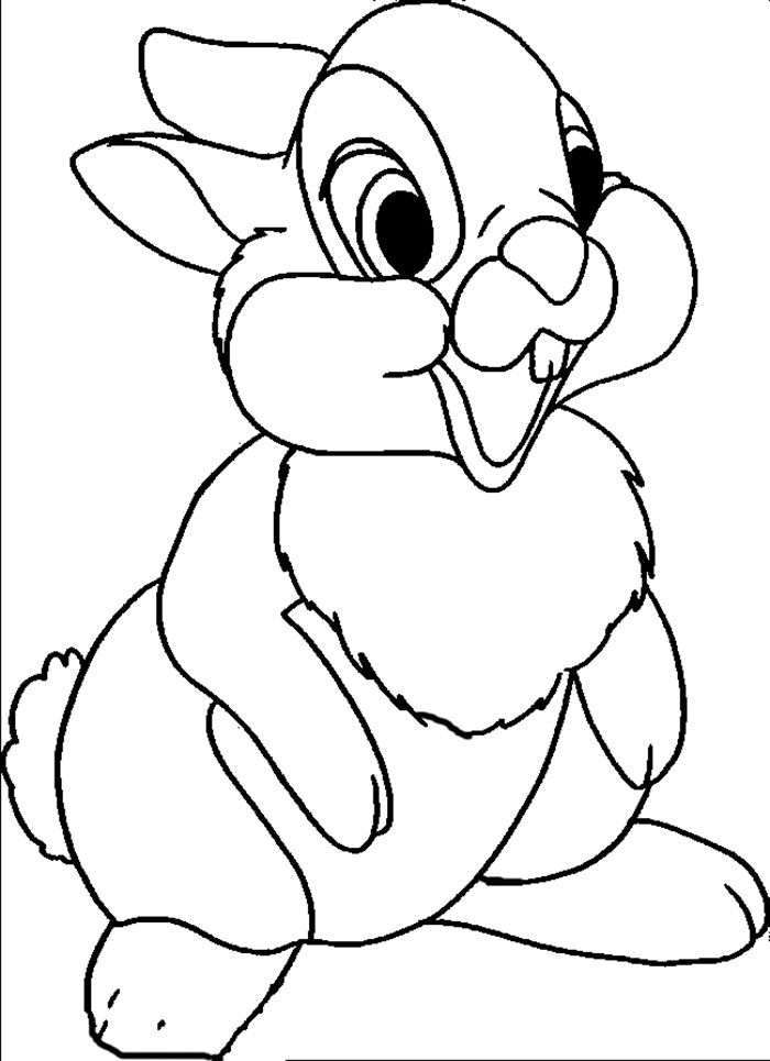 Bambi Thumper Funny And Cute Bambi Coloring Pages 700x965 Bambi Thumper Funny And Cute Bambi Coloring Pages