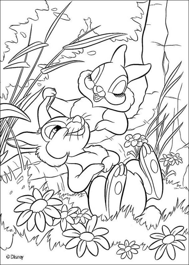 Thumper 12 Coloring Pages 607x850 Thumper 12 Coloring Pages