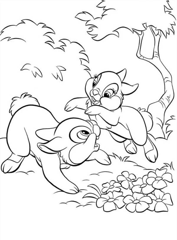 Thumper Coloring Pages For Girls , Thumper Playing Around 600x816 Thumper Coloring Pages For Girls , Thumper Playing Around