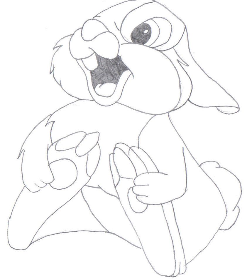 Thumper Coloring Pages For Girls Thumper Coloring Pages 842x949 Thumper Coloring Pages For Girls Thumper Coloring Pages