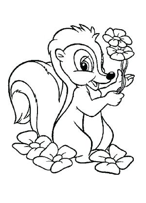 Bambi Coloring Pages Coloring Page Bambi Flower Coloring Pages 300x417 Bambi Coloring Pages Coloring Page Bambi Flower Coloring Pages