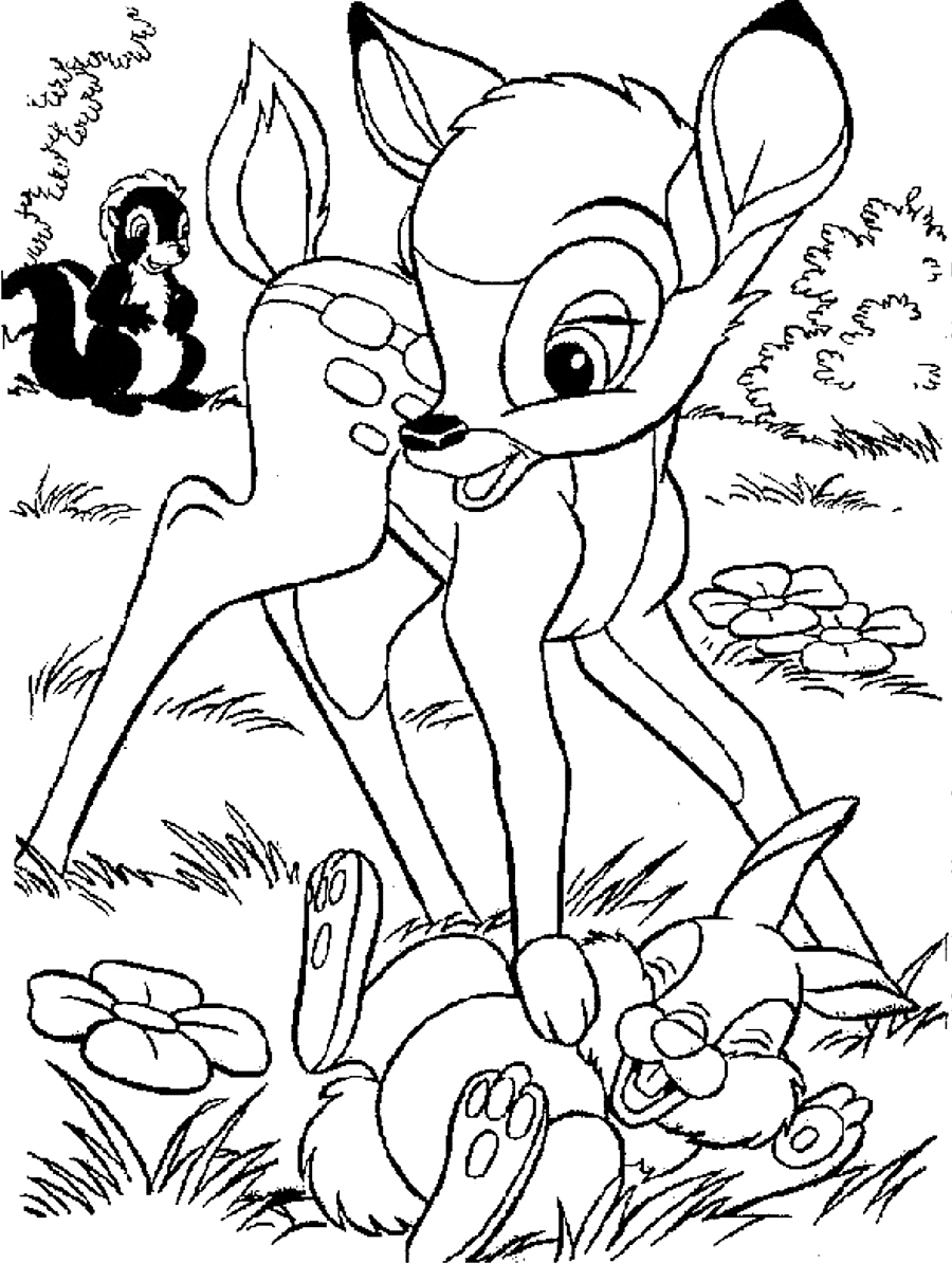 Free Printable Bambi Coloring Pages For Kids 900x1194 Free Printable Bambi Coloring Pages For Kids