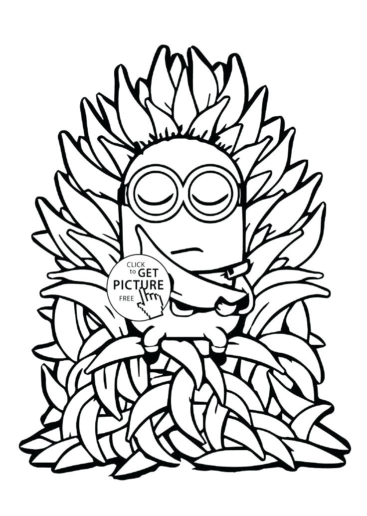 736x1034 Banana Coloring Page Banana Split Coloring Page Minions Coloring