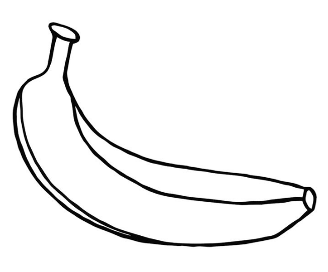 653x542 Banana Coloring Page Amp Coloring Book