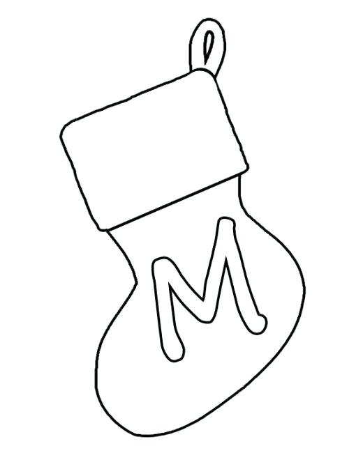 Christmas Stockings To Color Plus Banner Christmas Stocking 520x650 Christmas Stockings To Color Plus Banner Christmas Stocking