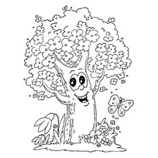 230x230 Top 25 Tree Coloring Pages For Your Little Ones