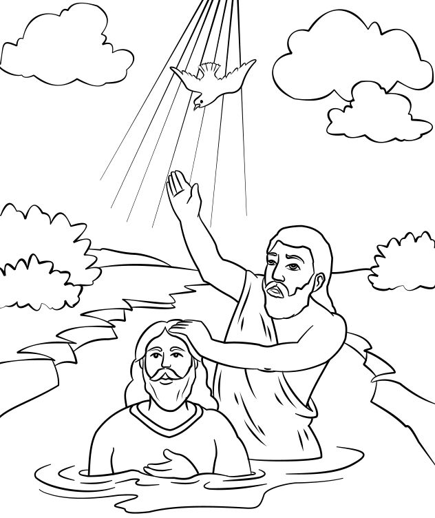 632x752 John The Baptist Coloring Page Sunday School, Kids Colouring