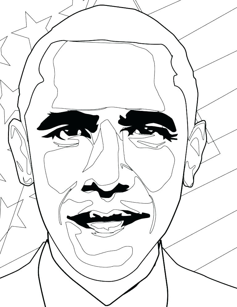 768x994 Barack Obama Coloring Page Coloring Page Coloring Pages Coloring
