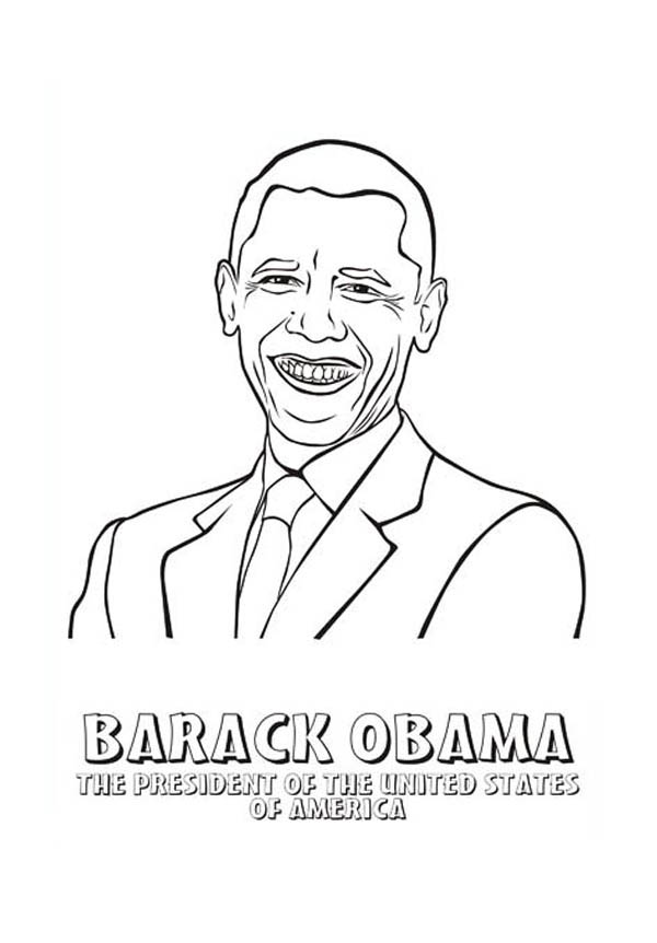 Barack Obama Coloring Pages Printable at GetColorings.com | Free ...