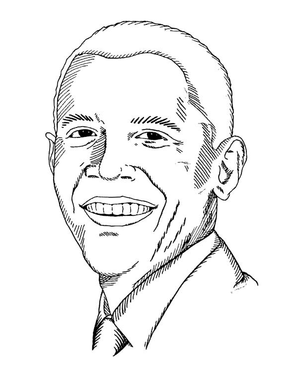 Barack Obama Coloring Pages 600x776 Barack Obama Coloring Pages