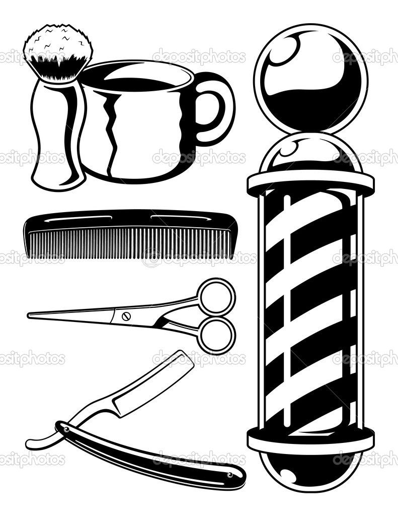 791x1024 Barber Pole Colouring Pages Barber Stuff Tattoo