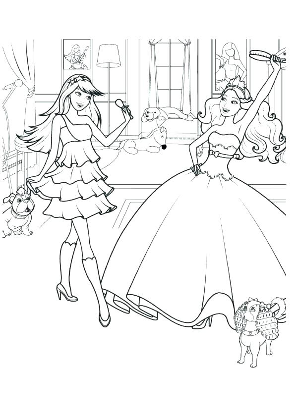 Barbie And Friends Coloring Pages at GetColorings.com | Free printable ...