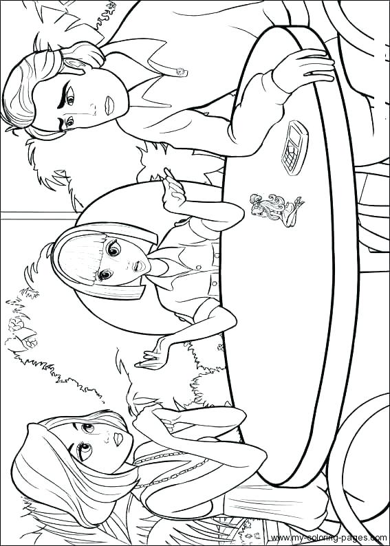 567x794 Thumbelina Coloring Pages