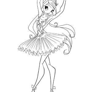 300x300 Fresh Coloring Pages Barbie Ballerina Fresh Extraordinary