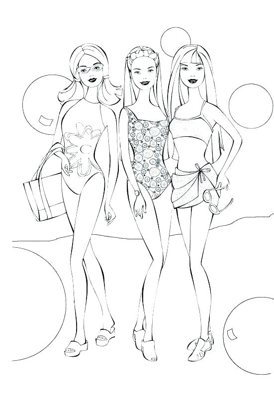 551x800 Barbie Coloring Pages Free Barbie Princess Bar Coloring Page